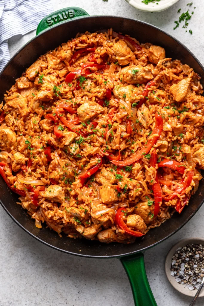 30-Minute-One-Pan-Chicken-Rice-6 30 Minute One Pan Chicken Rice 6