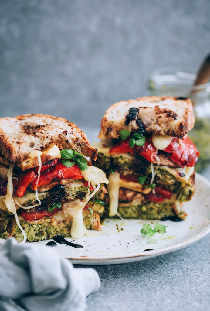 Grilled-Vegetable-Sandwich Grilled Vegetable Sandwich
