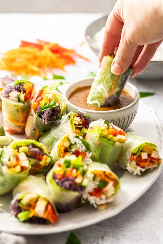 Summer Salad Rolls 2